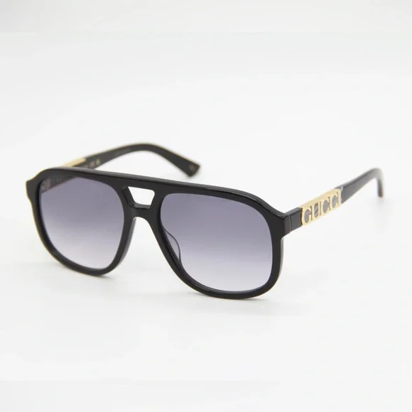 NEW GUCCI GG1188S 002 BLACK UNISEX SUNGLASSES GG 1188S 002 Gucci GG1188S 002 Black Sunglasses for Men and Women  main image 4